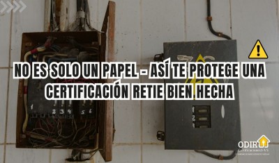 No es solo un papel: así te protege una certificación RETIE bien hecha