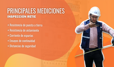 Principales mediciones en una inspección RETIE