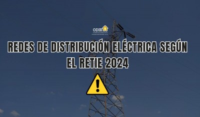 Redes de distribución eléctrica según el RETIE 2024