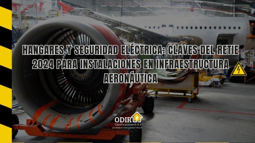 Hangares y Seguridad Eléctrica: Claves del RETIE 2024 para Instalaciones en Infraestructura Aeronáutica