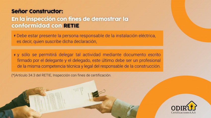 ¿QUÉ SE DEBE TENER EN CUENTA AL MOMENTO DE INSPECCIONAR A FIN DE DEMOSTRAR LA CONFORMIDAD CON RETIE?