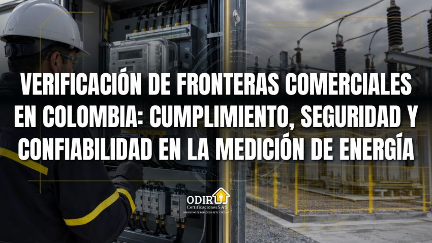 Verificación de fronteras comerciales en Colombia: cumplimiento, seguridad y confiabilidad en la medición de energía